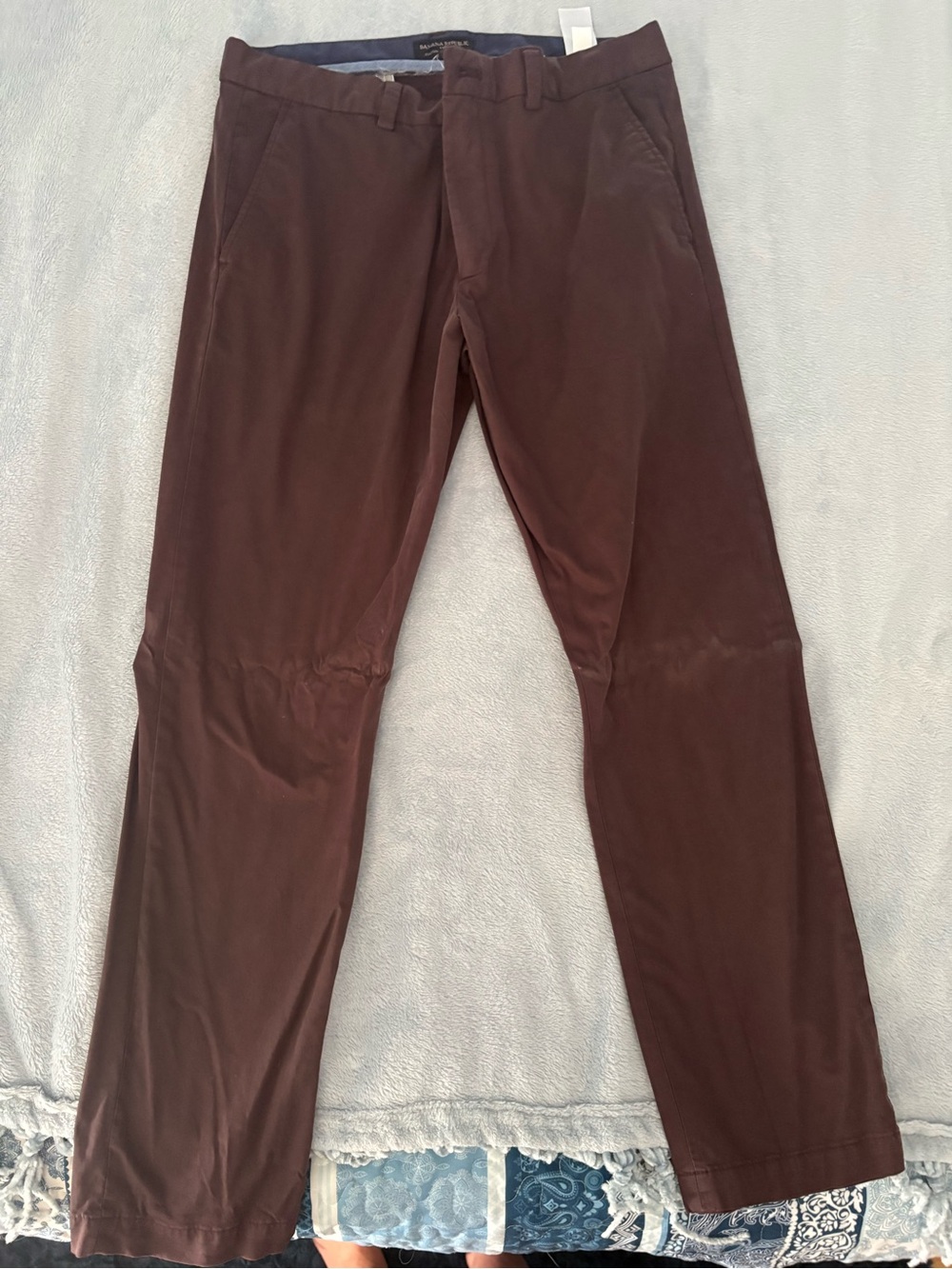 Men's deep eggplant color Casual Pants